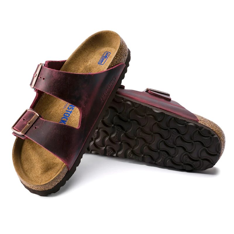 BirkenstockArizonaSoftFootbedOiledLeatherSandalsZinfandel 3