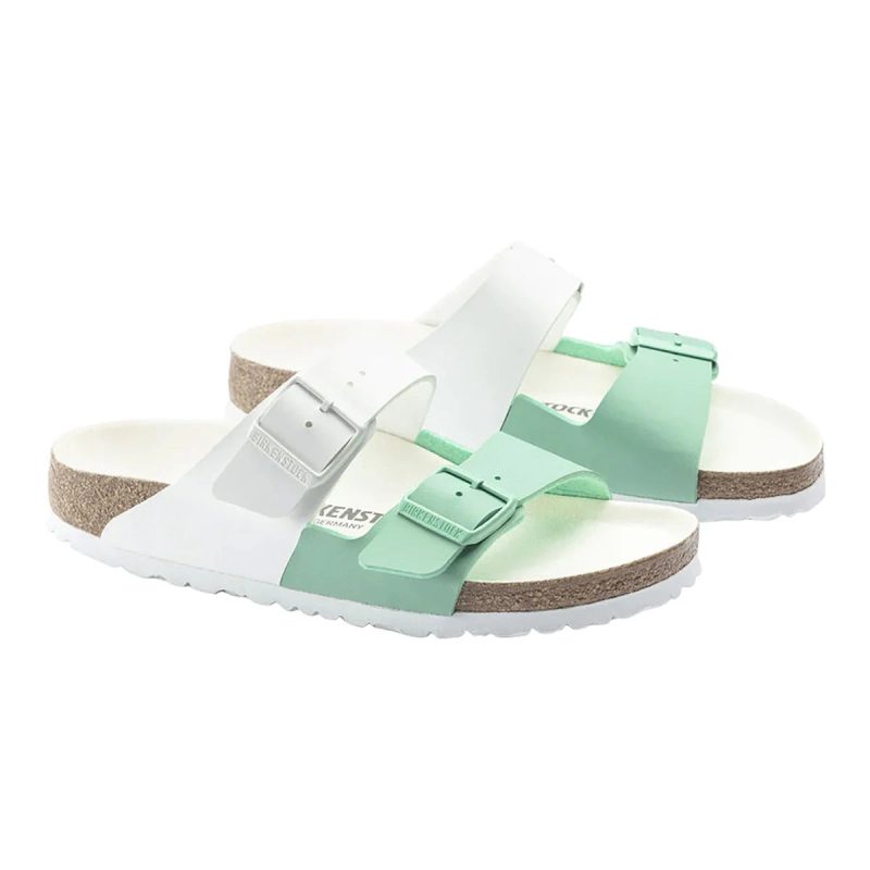 BirkenstockSplitBirko FlorArizonaSandalsWhite Jade 2