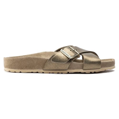 BirkenstockWomen sSienaExquisiteSuedeSandalsMossMetallic 4