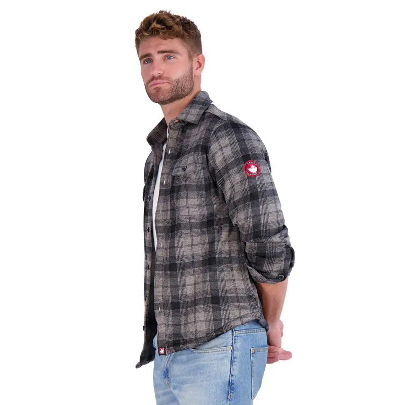 Canada Weather Gear Men s Plaid Shirt Jacket 1747324