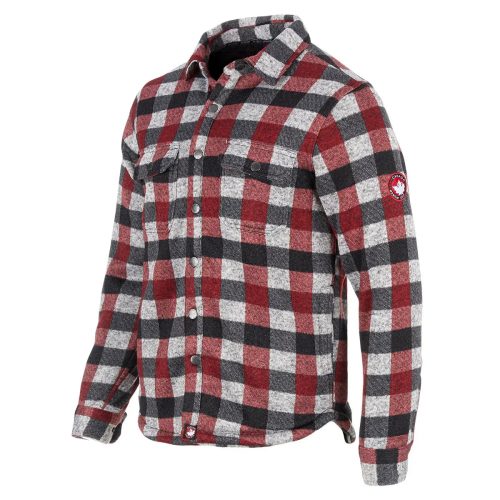 Canada Weather Gear Men s Sherpa Lined Buffalo Plaid Shirt Jacket 2802443