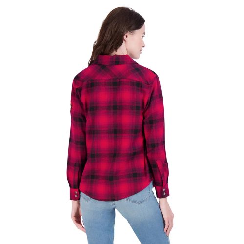 Canada Weather Gear Women s Vintage Plaid Double Pocket Shirt 2811551