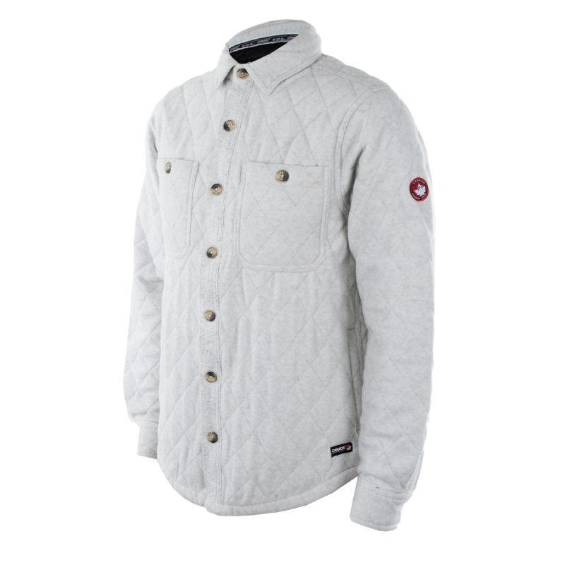 CanadaWeatherGearMen sWoolvertonFleeceQuiltedJacket Oatmeal 2