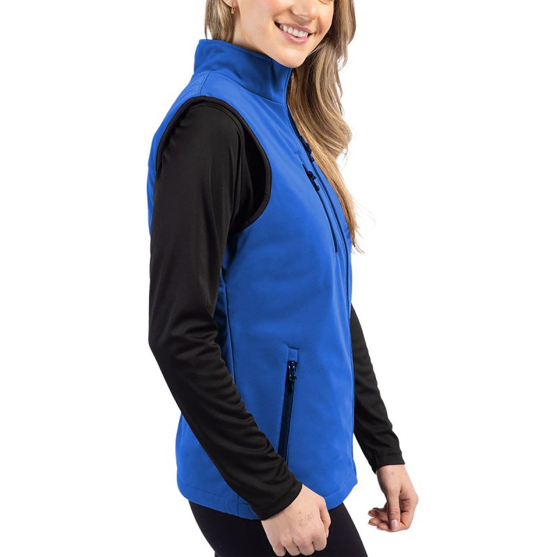 Cutter BuckCliqueEquinoxInsulatedWomen sSoftshellVest Blue 3