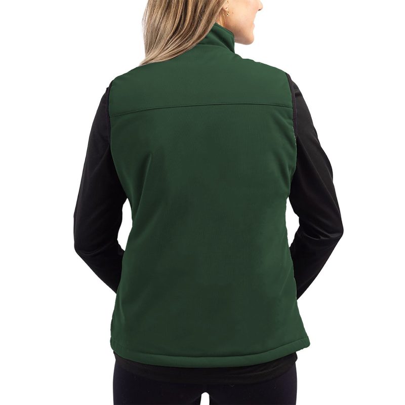 Cutter BuckCliqueEquinoxInsulatedWomen sSoftshellVest Green 2