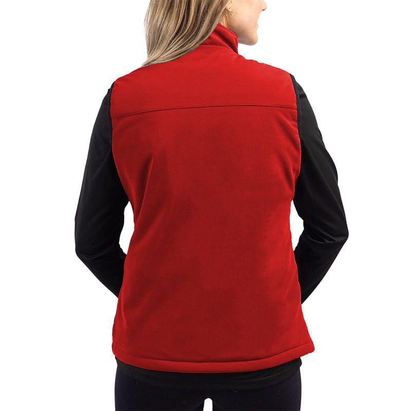 Cutter BuckCliqueEquinoxInsulatedWomen sSoftshellVest Red 2