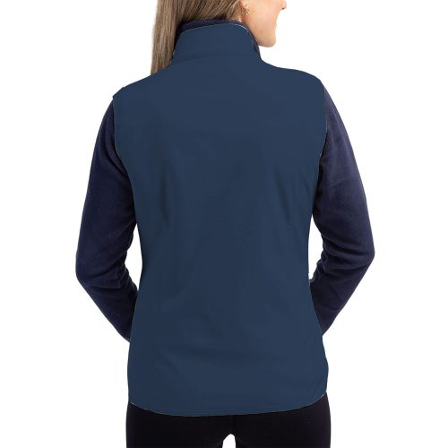 Cutter BuckCliqueTrailEcoStretchSoftshellWomen sFullZipVest Navy 2