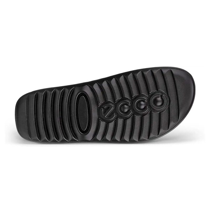 ECCOWomen sCozmoTwoBandButtonSlideSandals Black 3