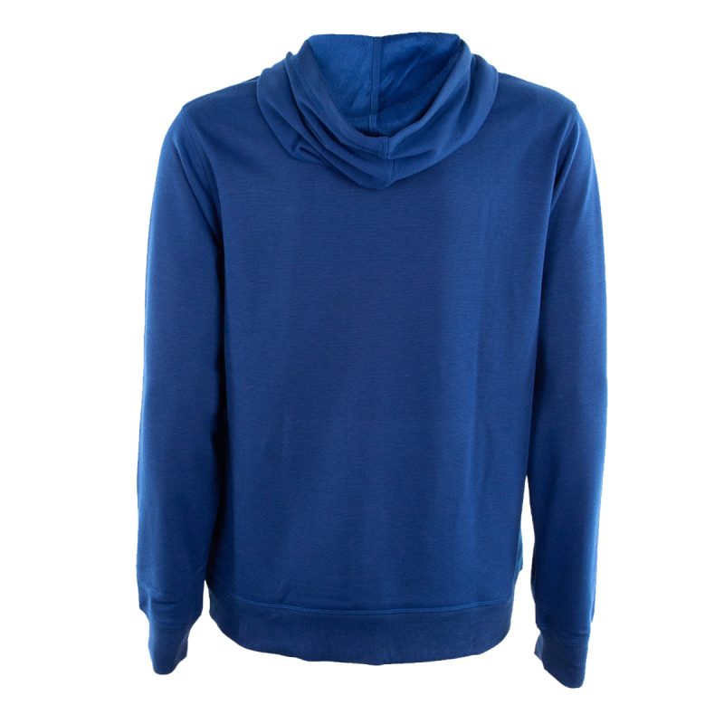 EddieBauerMen sFauxShearlingLinedFleeceHoodie BluePacific 2