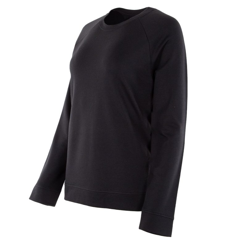 EddieBauerWomen sRaglanSweatshirt Black 3