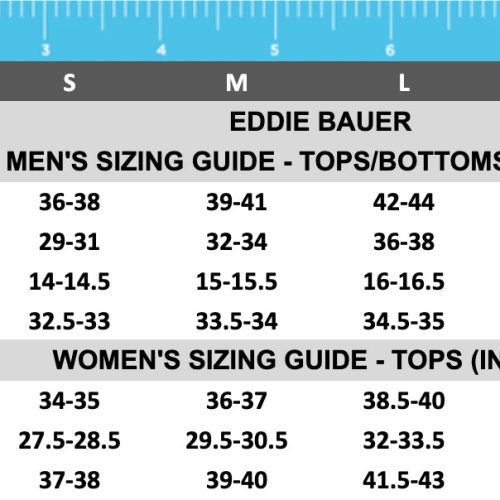 Eddie Bauer size chart 8946c0f0 9e22 43d5 b91a 643f22510629