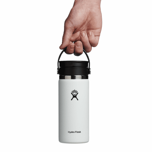 Hydro Flask Wide Mouth w. Flex Sip Lid 16 oz White 3