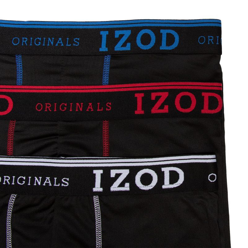 IZODMen s3 PackBoxerBriefs Black Black Black 3