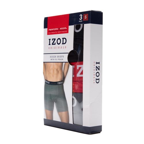 IZODMen s3 PackBoxerBriefs Black ChiliPepper Ebony 2