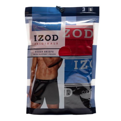 IZODMen s3 PackBoxerBriefs ChiliPepper BlueIolite Black 2