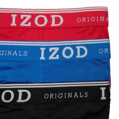 IZODMen s3 PackBoxerBriefs ChiliPepper BlueIolite Black 3