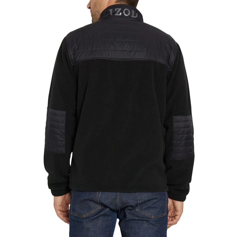 IZODMensFleeceJacket IZ2210 Black 2