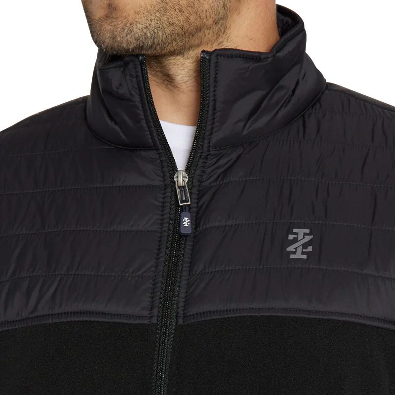 IZODMensFleeceJacket IZ2210 Black 3