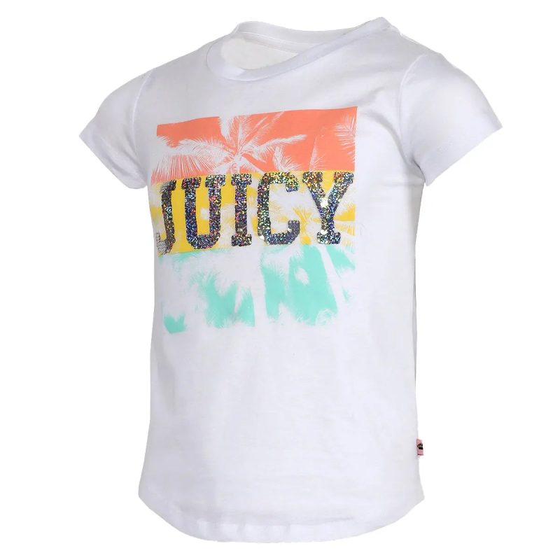 Juicy Couture Big Girl s Palm Sequin Tee 2112112