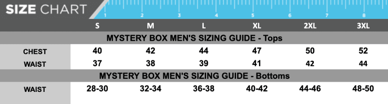 Men s Mystery Box Size Chart 551eb1ca c4a4 4633 bf22 730c9b07b67b