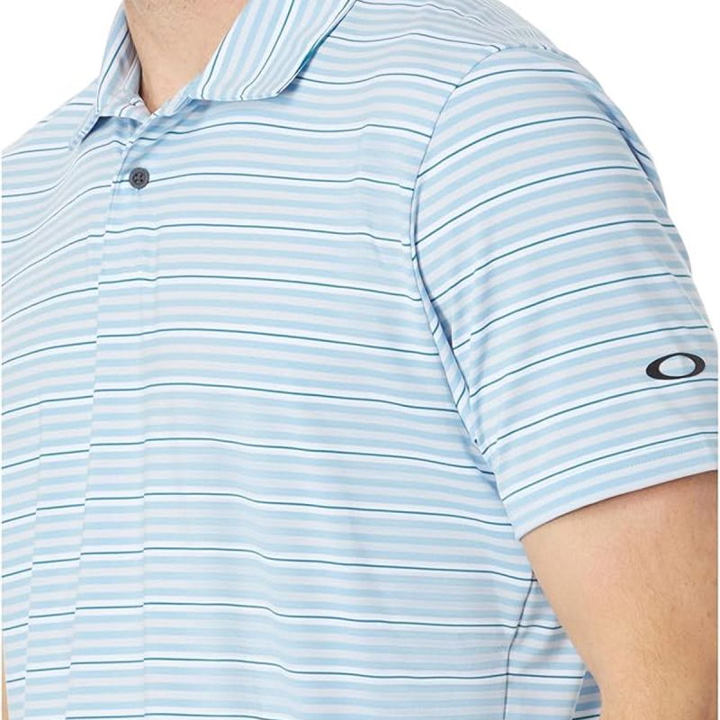 OakleyMen sArchiveStripePolo StonewashBlue 3