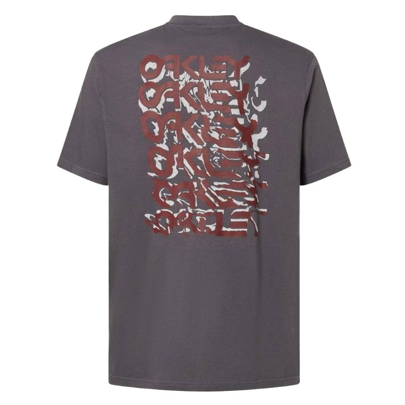 OakleyMen sScatteredScreenB1BShortSleeveShirt UniformGrey 2