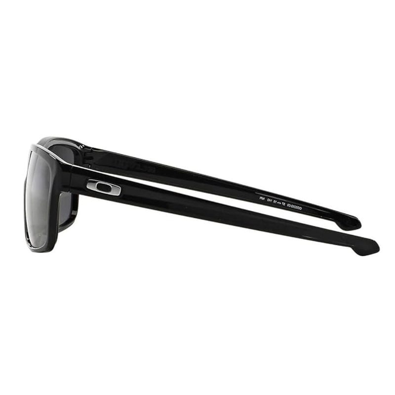 OakleyMen sSliverPolarizedSunglasses Black 3 2