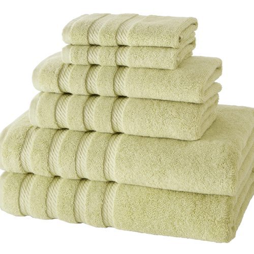 PRO161036ANTALYA6PCTOWELSET Green