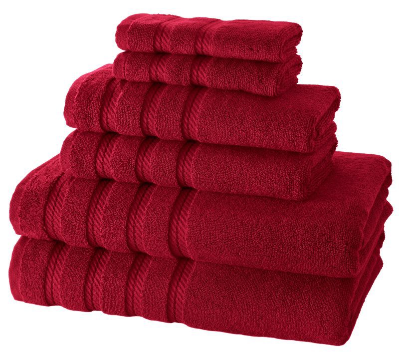 PRO161037 ANTALYA6PCTOWELSET BORDEAUXRED2