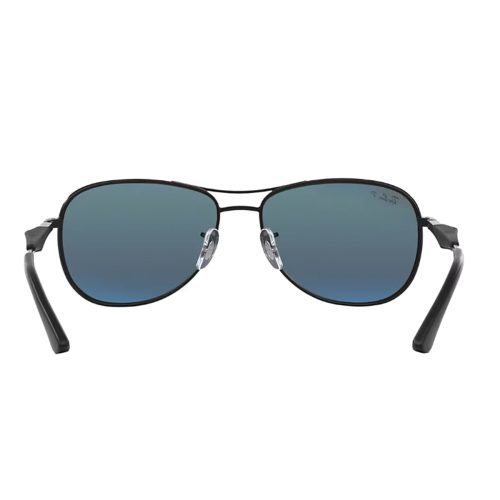 Ray BanMen s0RB3519PolarizedSunglasses MatteBlack PolarizedGreen 4