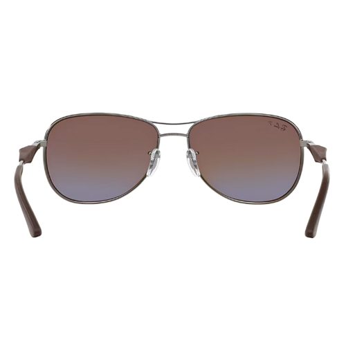 Ray BanMen s0RB3519PolarizedSunglasses MatteGunmetal Brown 4