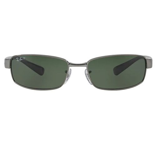 Ray BanPolarizedRectangleSportSunglassesRB3364Gunmetal CrystalGreenPolarized 2