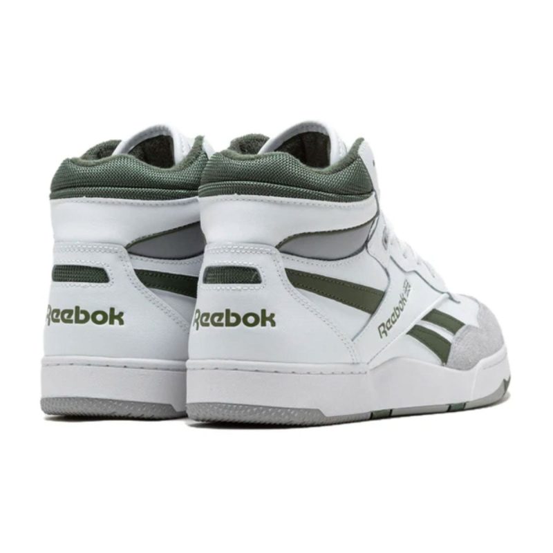 ReebokBb4000IiMidSneaker White ColdGrey VarsityGreen 3