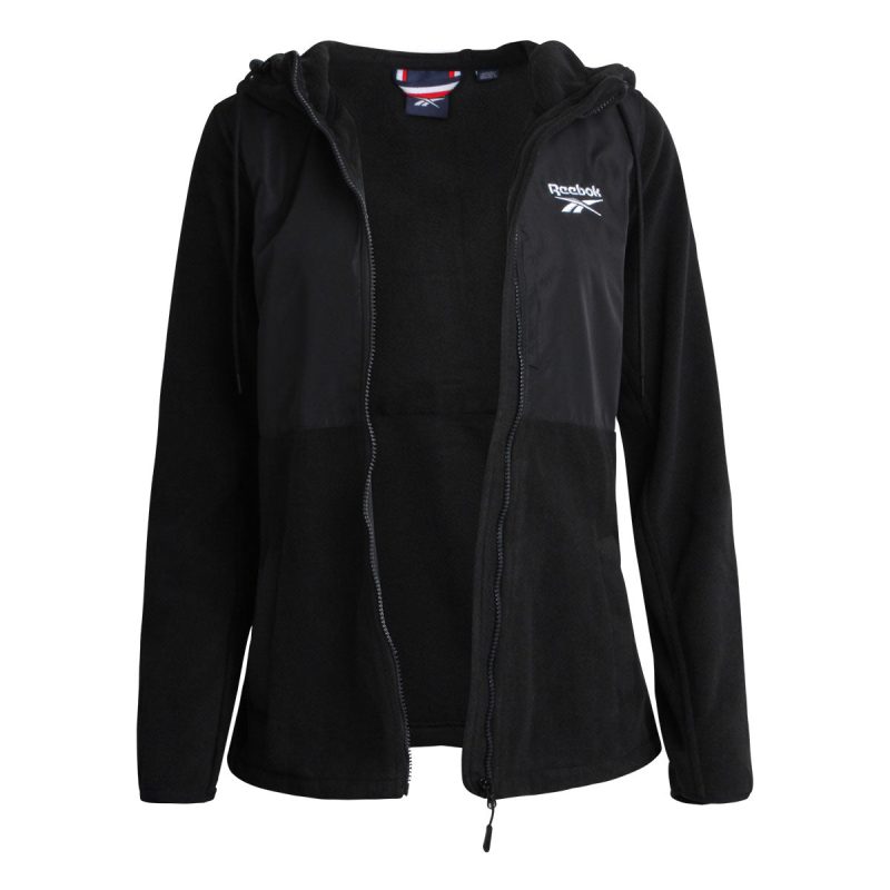 ReebokWomen sPolarFleeceJacket Black 2