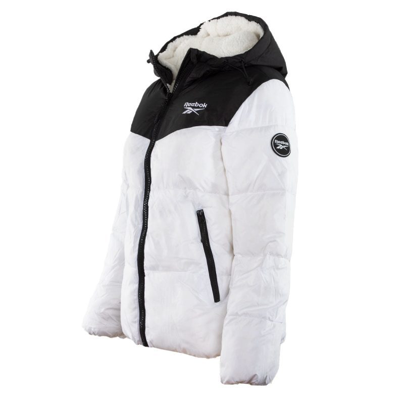 ReebokWomensPufferJacket White 2