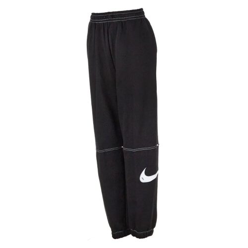 S195244739448 Nike Women s Sportswear Swoosh Fleece HR Jogger Black Black Black White 1