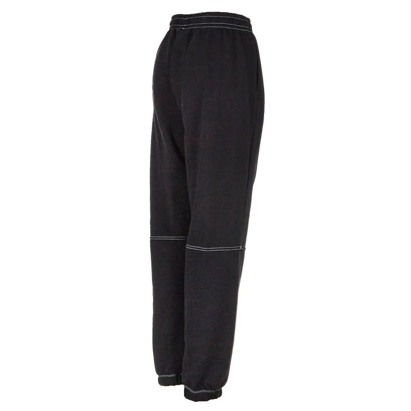 S195244739448 Nike Women s Sportswear Swoosh Fleece HR Jogger Black Black Black White 2