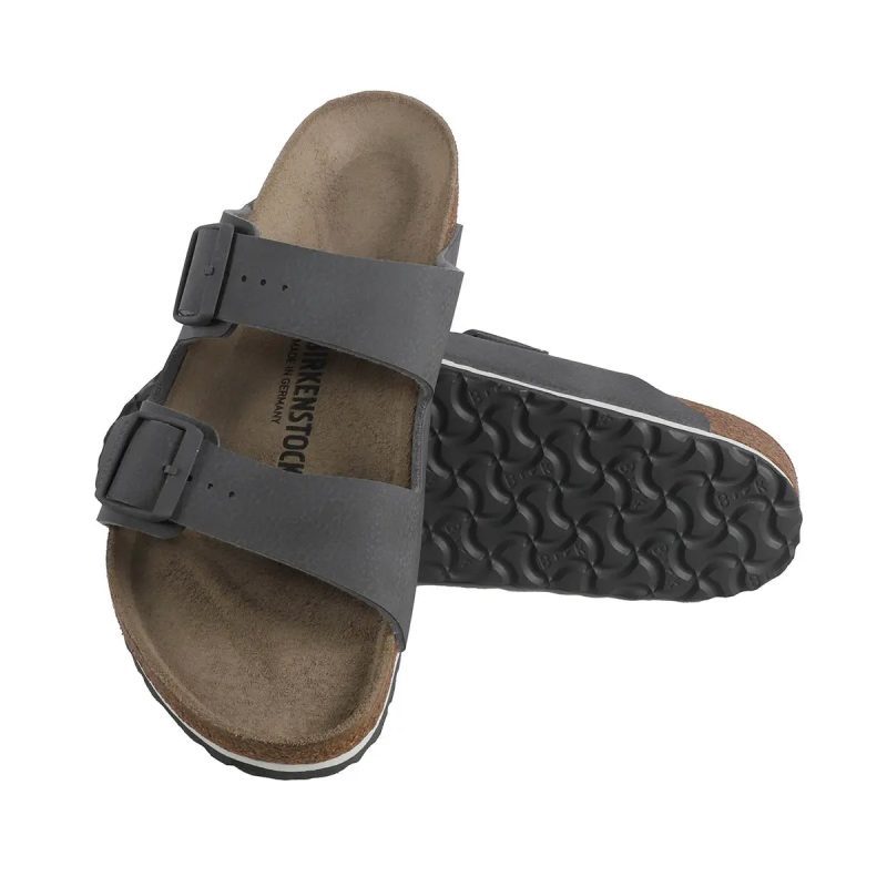 S736399033380PAR BirkenstockArizonaBirko FlorSandalDesertSoilGray42Regular Wide 3