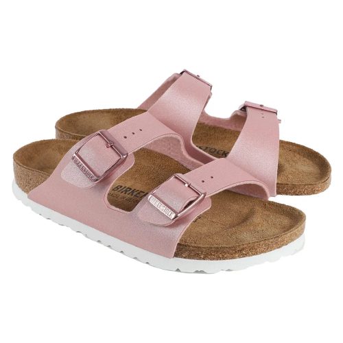 S736399033380PAR BirkenstockArizonaBirko FlorSandalIcyMetallicOldRose36Medium Narrow 2