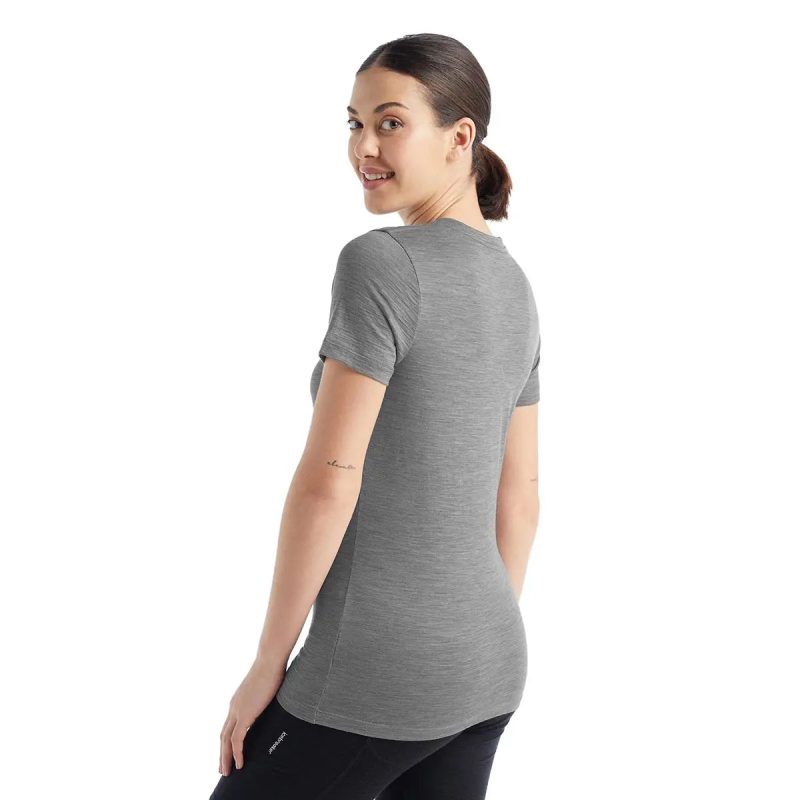 SS22 Women Tech Lite II SS Tee Trailhead METRO HTHR 0A56DR016 2