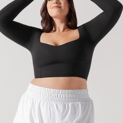 SoHoSweetheartLongSleeveCropTop Black B1008 0836 Edit