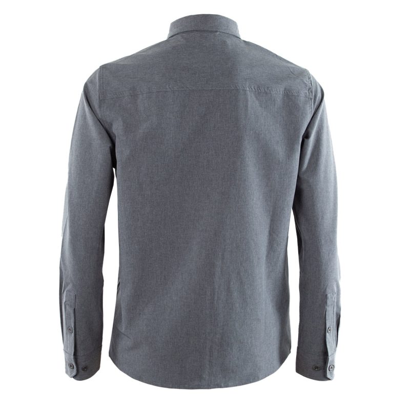 SpyderMen sMelangeLongSleeve2PocketShirt Grey 3