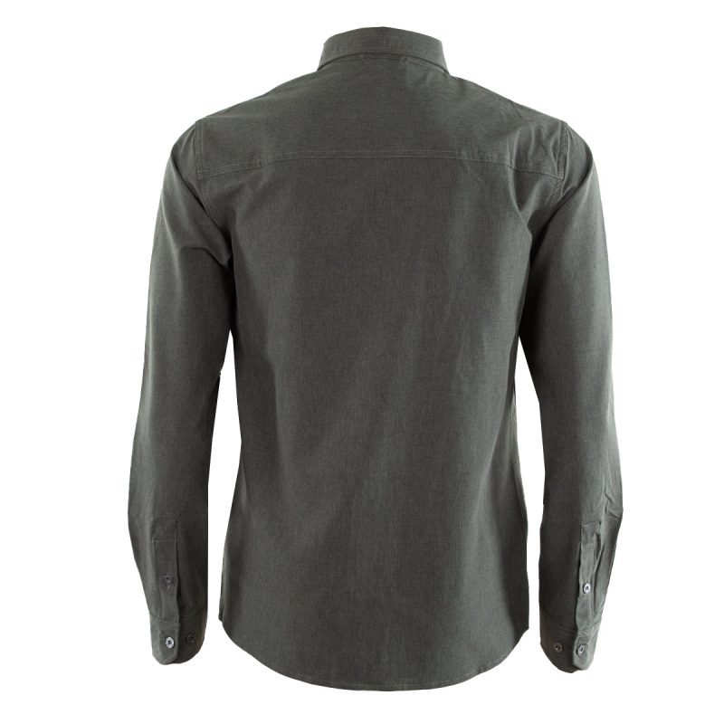 SpyderMen sMelangeLongSleeve2PocketShirt Olive 3