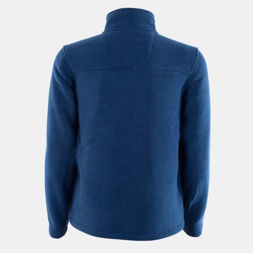 SpyderMen sStripeFleeceFullZip Navy 2