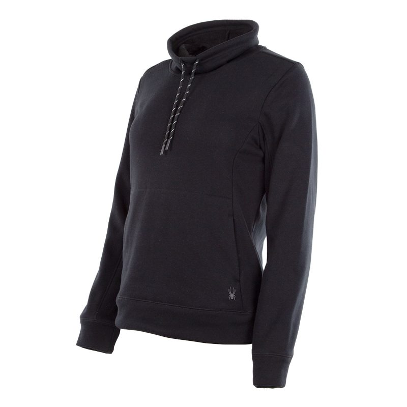 SpyderWomen sCowlNeckPullover Black 2