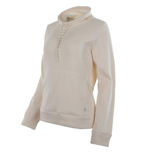 SpyderWomen sCowlNeckPullover Pearl 2