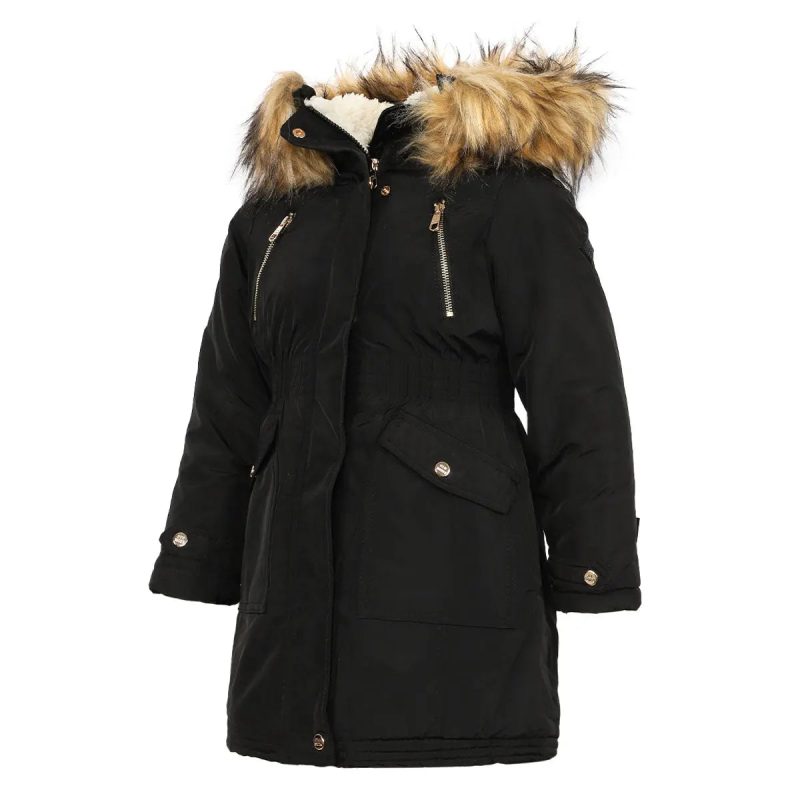 Steve Madden Girl s Sherpa Lined Anorak 1840720