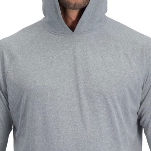 ThreeSixtySixMen s3 4SleeveHoodiePullover Grey 3