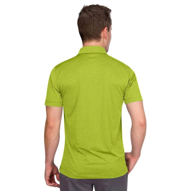 ThreeSixtySixMen sGolfPolo NeonGreen 2