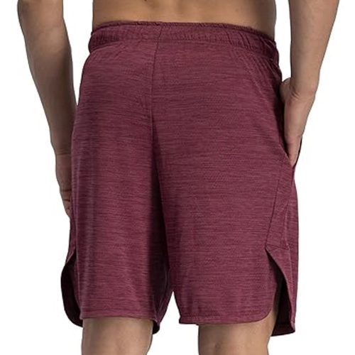 ThreeSixtySixMen sGymShorts Burgundy 2